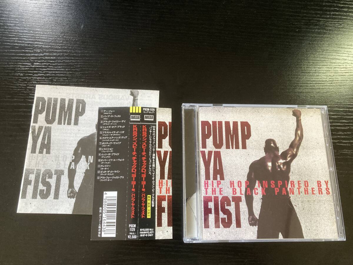 PUMP YA FIST HIP HOP ISPIRED BY THE BLACK PANTHERS 国内盤CD krs-one rakim jeru the damaja chuck d hiphop拍卖