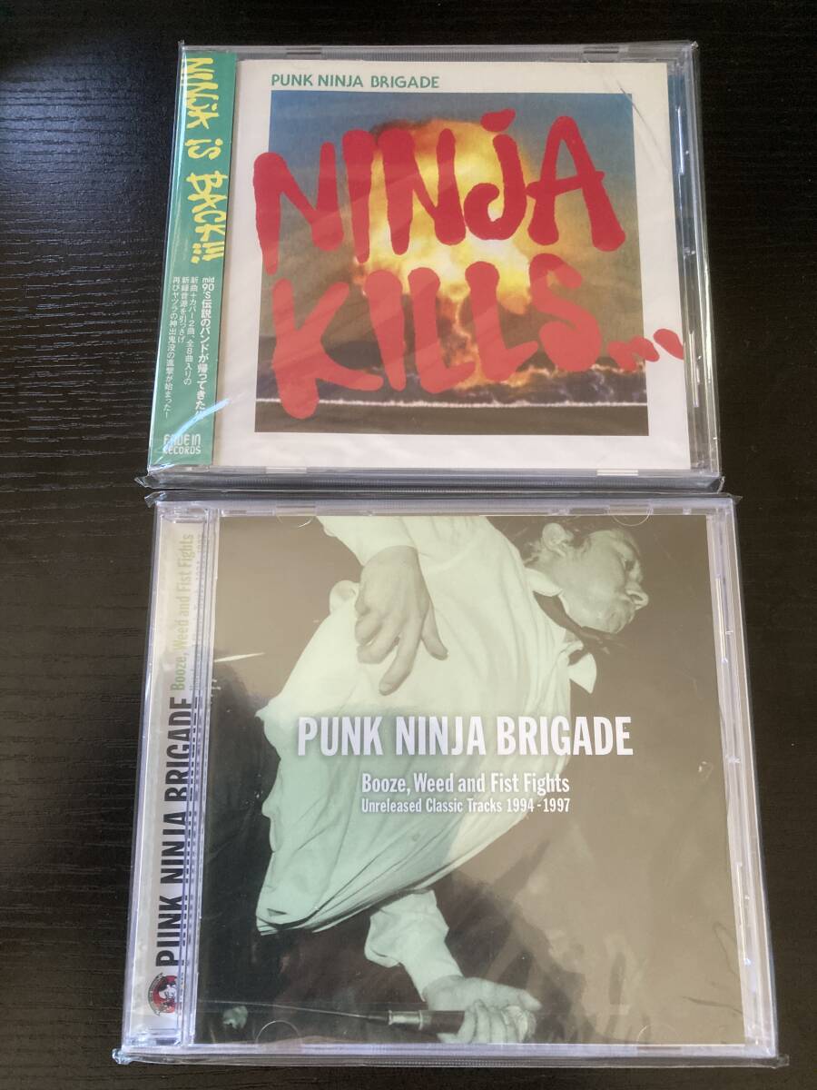 【未開封】 PUNK NINJA BRIGADE booze,weed and fist fights unreleased classic tracks 1994-1997 / ninja kills CD拍卖