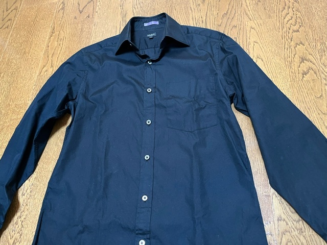 美品 ポールスミス 黒 長袖シャツ Sサイズ b809拍卖