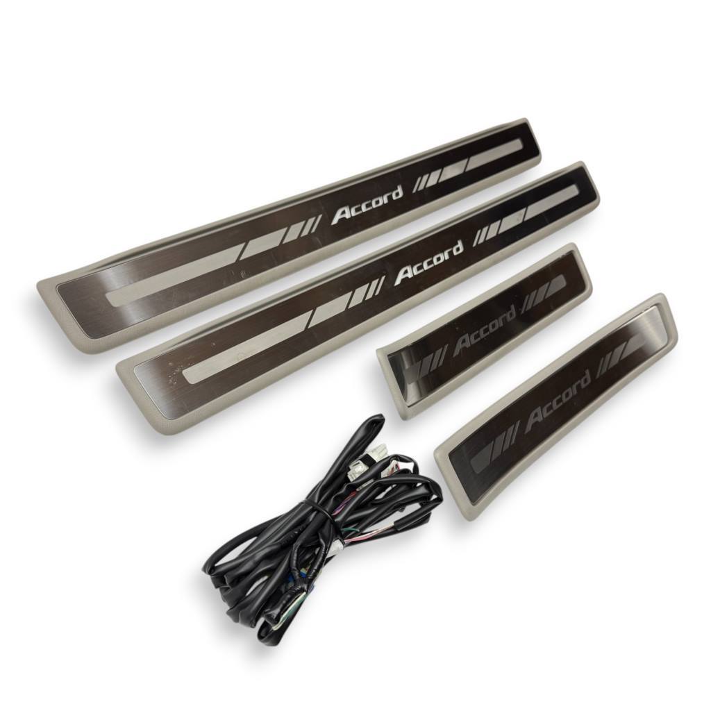 ▼希少 アコード ツアラー CW1 CW2 CU1 CU2 純正OP スカッフプレート キッキングプレート 1台分 即決/即納/点灯OK▼拍卖
