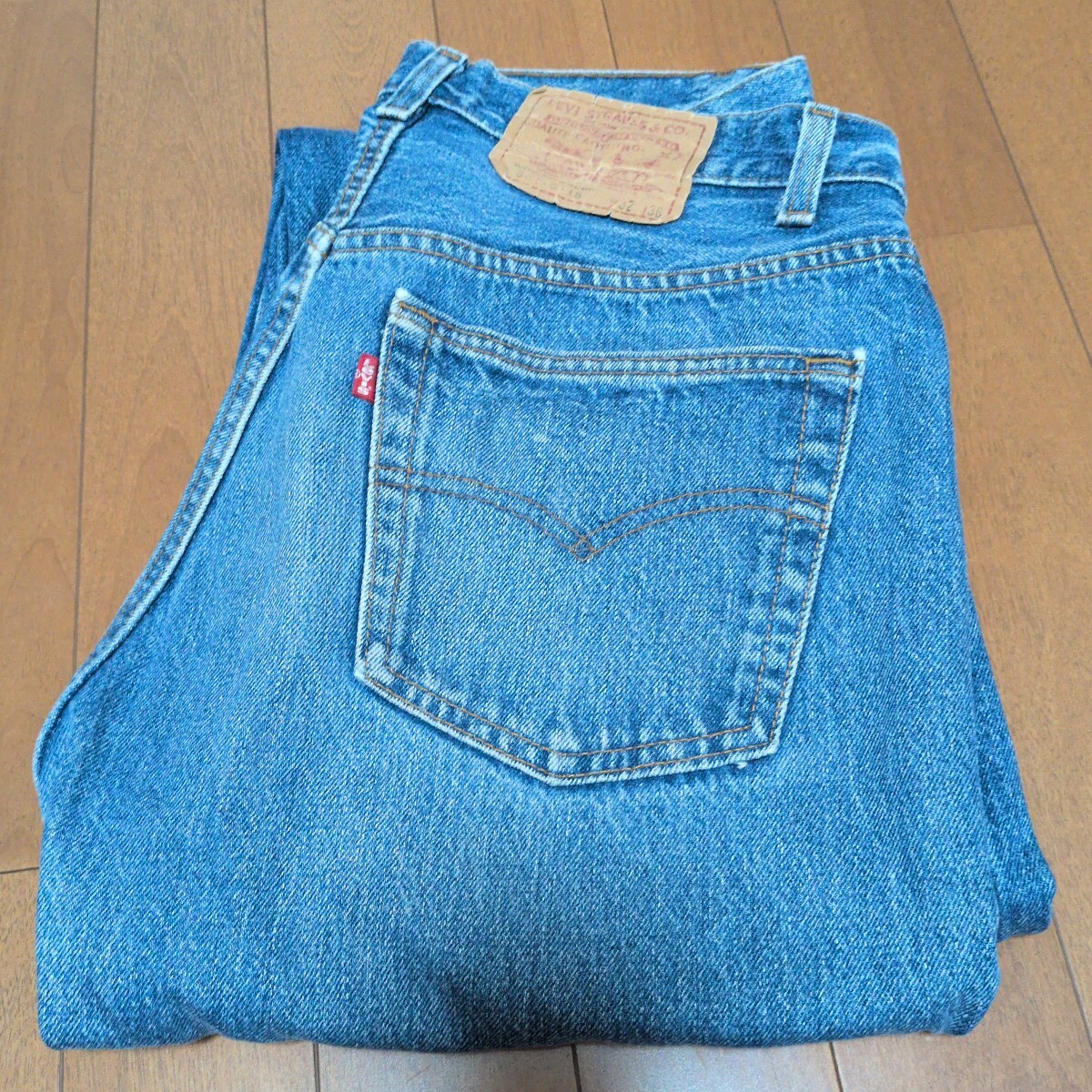 80s Levis 501 USA製 デニム 501-0115 インディゴ ジーパン デニムパンツ 古着 ヴィンテージ アメカジ 定番 ストレート W32拍卖