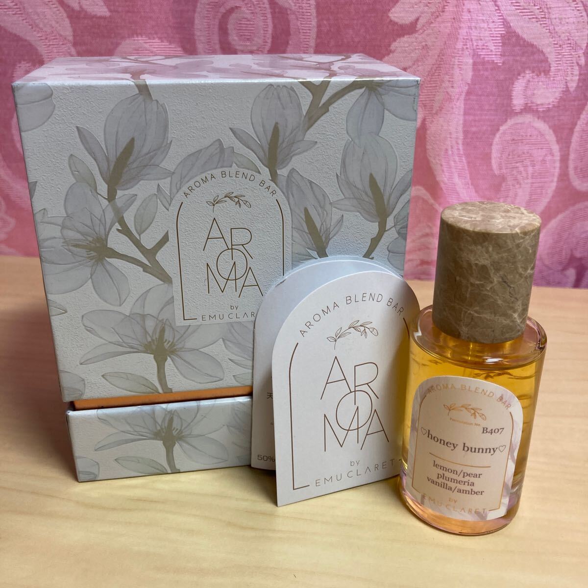 ほぼ満量 アロマブレンドバー バイ エミュクラレット ハニー バニー B407 香水 フレグランス パフューム 30ml レディース 原宿限定拍卖