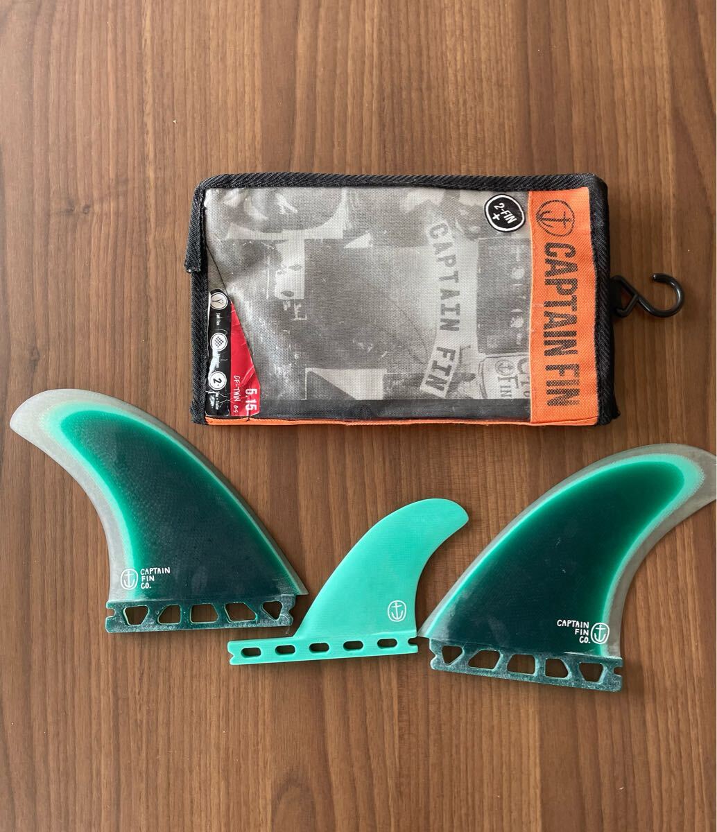 CAPTAIN FIN 5.15 CF-TWIN フューチャー フィン サーフフィン 2+1Future サーフボード フィン ツインフィン ツインスタビ拍卖