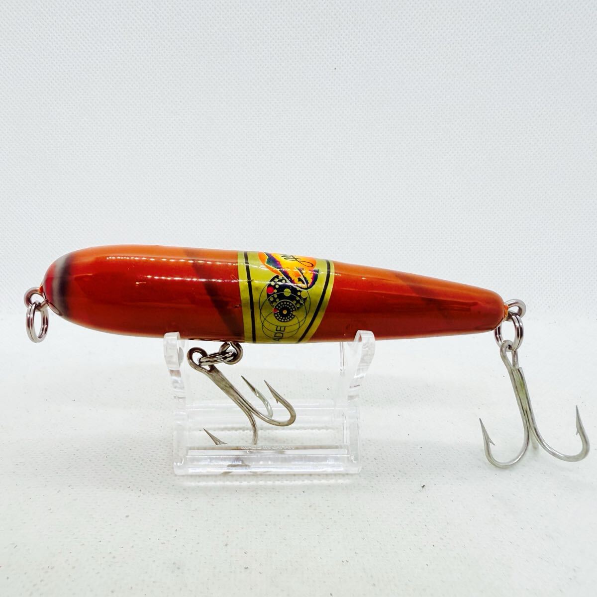 送料140円・美品『エーベル シガールアー 約110mm』3点落札送料無料■Abel Cigar-Lure 葉巻ルアー オールド OLD ルアー拍卖