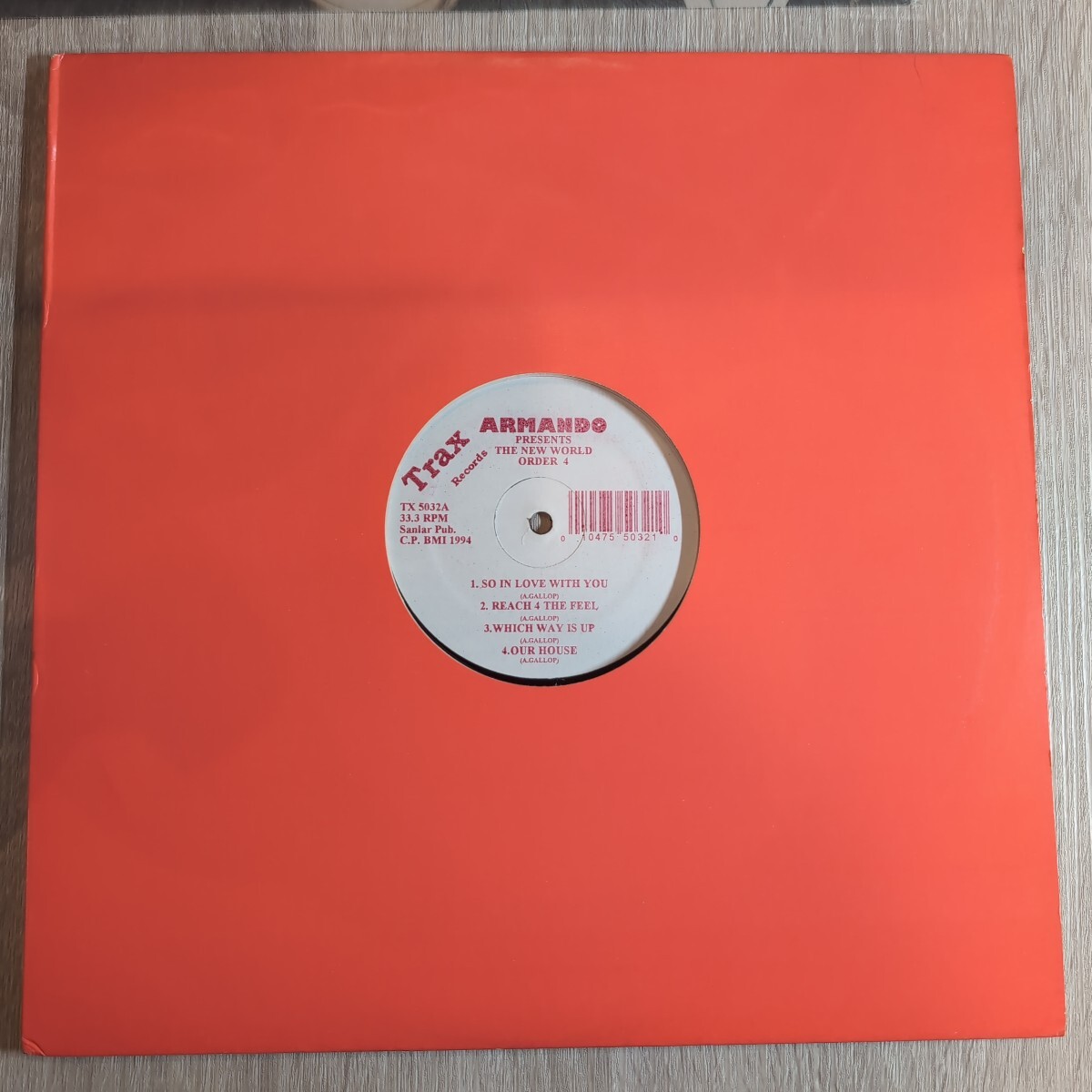 Armand「the new world order 4」米12EP レコード 1994年★★ techno acid house trance拍卖