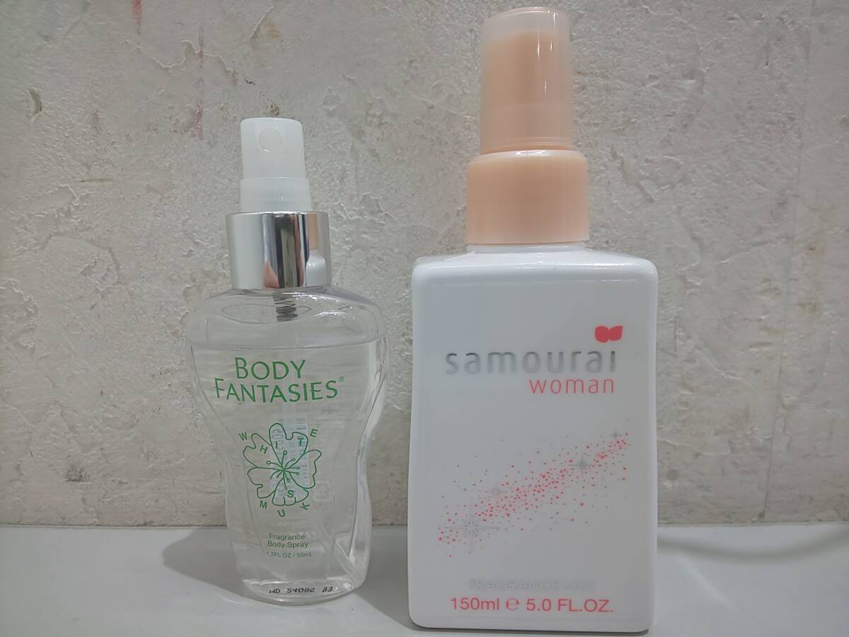 68993★samourai woman 150ml/ボディファンタジー 50ml フレグランスミスト 中古 残量たっぷり拍卖