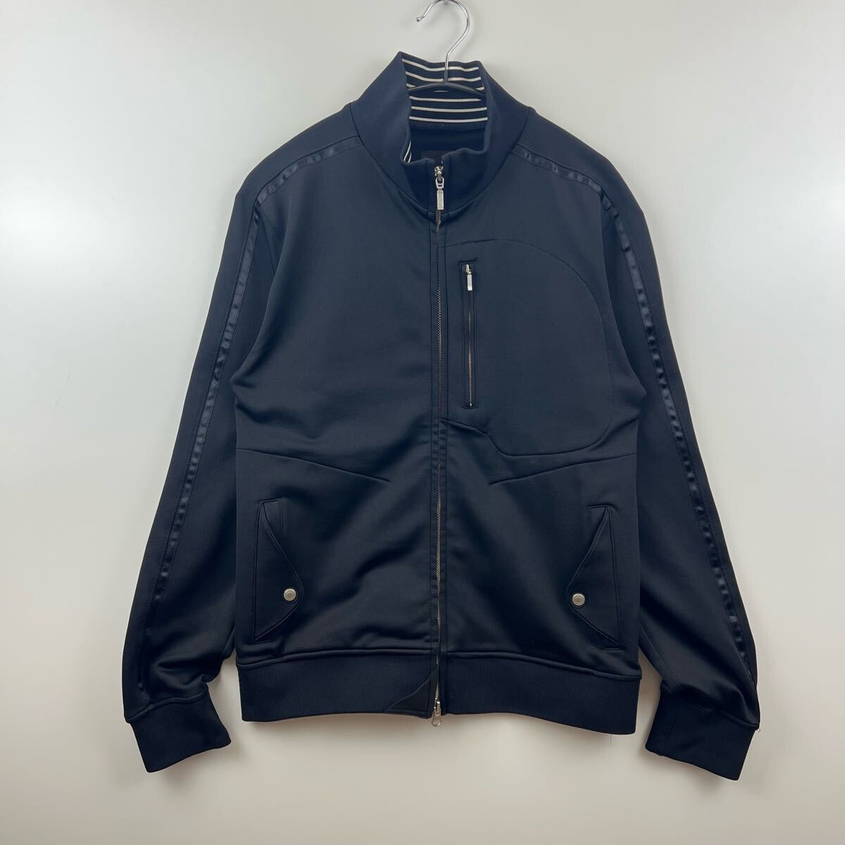 COMME CA DU MODE MEN 00s 2005 double zip track jacket M コムサモード ダブルジップ トラックジャケット ジャージ y2k アーカイブ 短丈拍卖