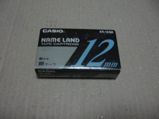 CASIO カシオ ネームランド テープ 12mm XR-12SR (KR-12SR) (MADE IN JAPAN)拍卖