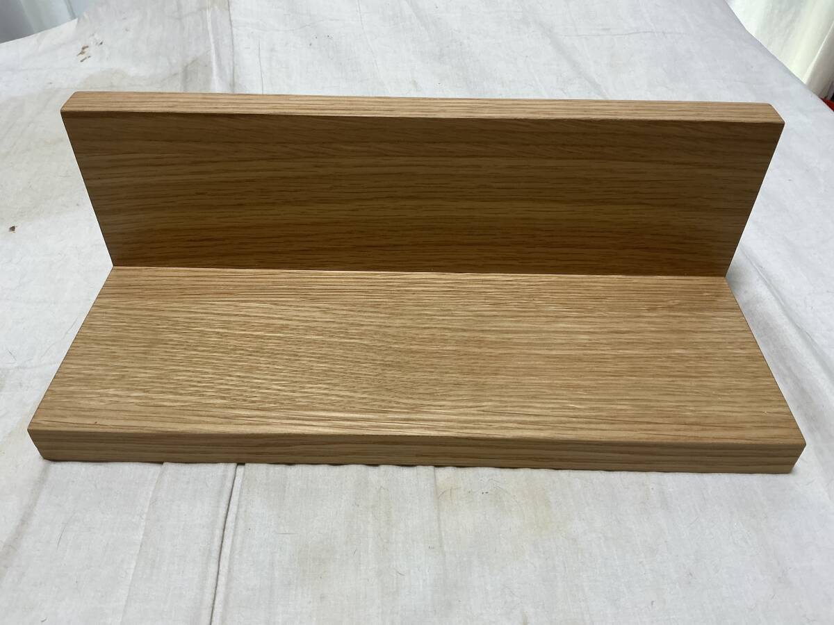 無印良品 壁に付けられる家具 オーク材 30cm 取り付け金具なし拍卖