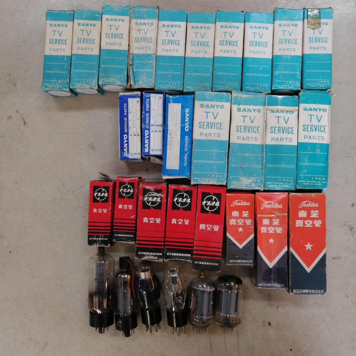 真空管 まとめ売り 31個セット サンヨー 東芝 ナショナル拍卖