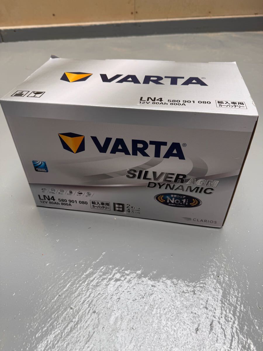 新品 BMW F10 F11他 VARTA LN4バッテリー 80Ah 800A AGMバッテリー拍卖