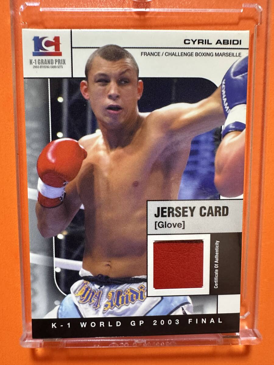 シリル・アビディ グループカード 018/230 k-1 WORLD GP 2003 FINAL エポック社拍卖