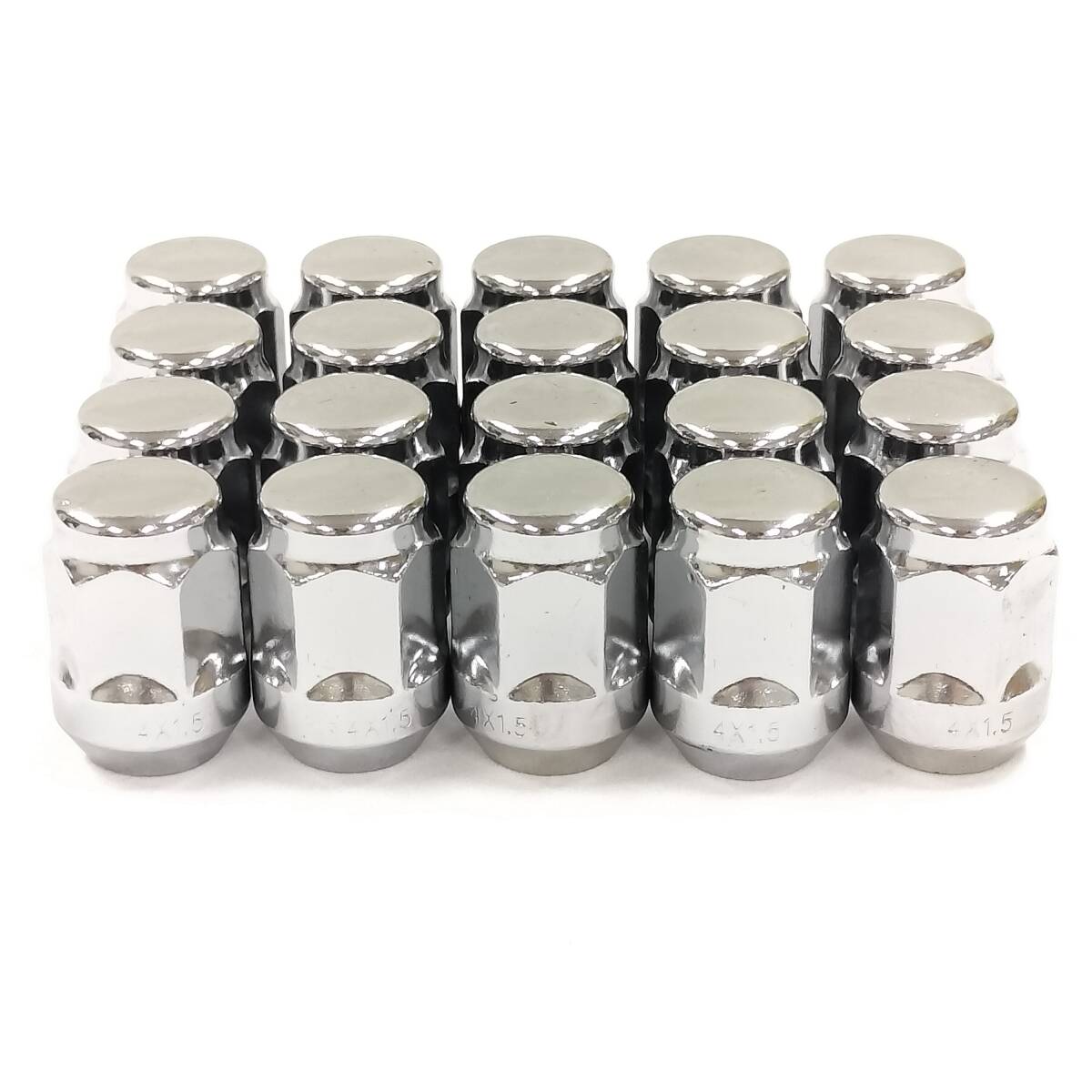 ホイールナット M14 x P1.5 21HEX 35mm メッキ つば付き 袋タイプ 20個セット 新品 トヨタ レクサス シボレー キャデラック 03-1415021-1拍卖