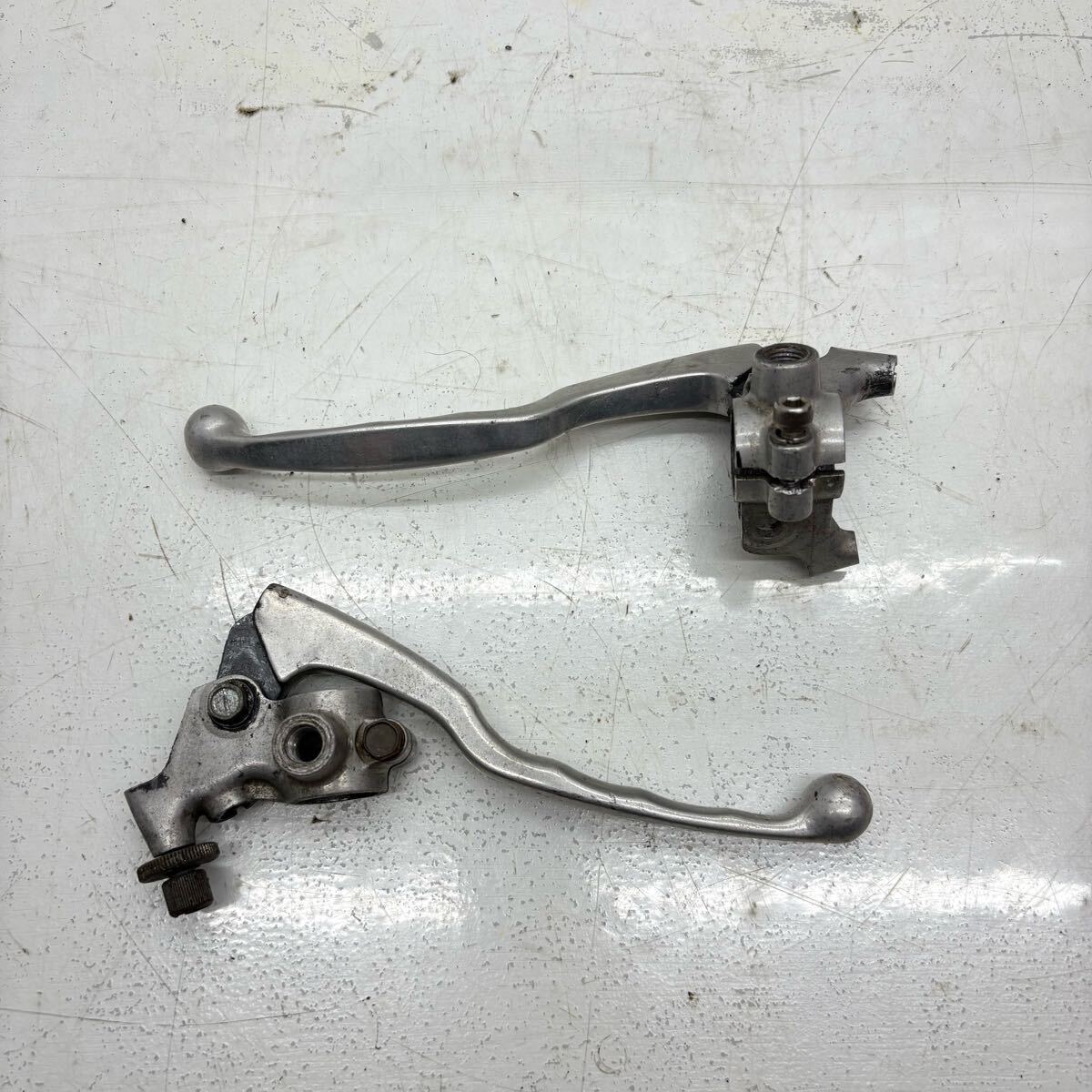 01443 ヤマハ SR400用 社外レバー 左右セット クラッチレバー フロントブレーキレバー拍卖