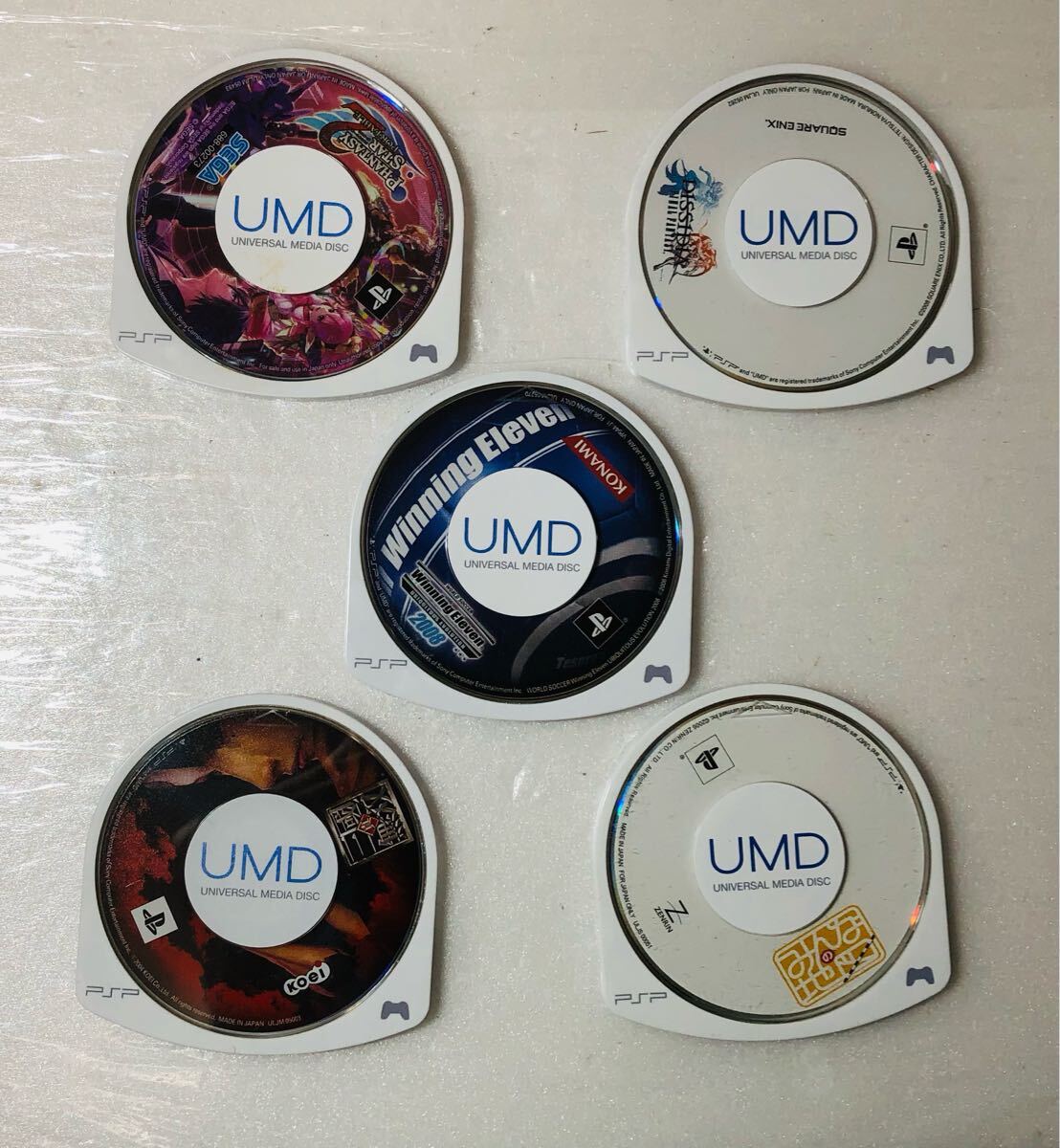 【動作未確認】PSP 5本セット ソフトのみ拍卖