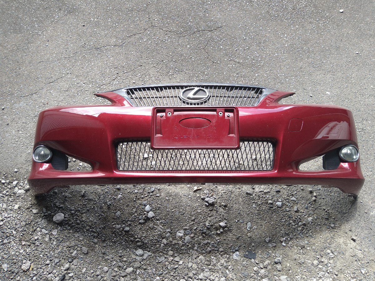 20系 IS250C レクサス 純正 フロントバンパー 3R1 レッド GSE 20 21 赤 350C 250 350拍卖