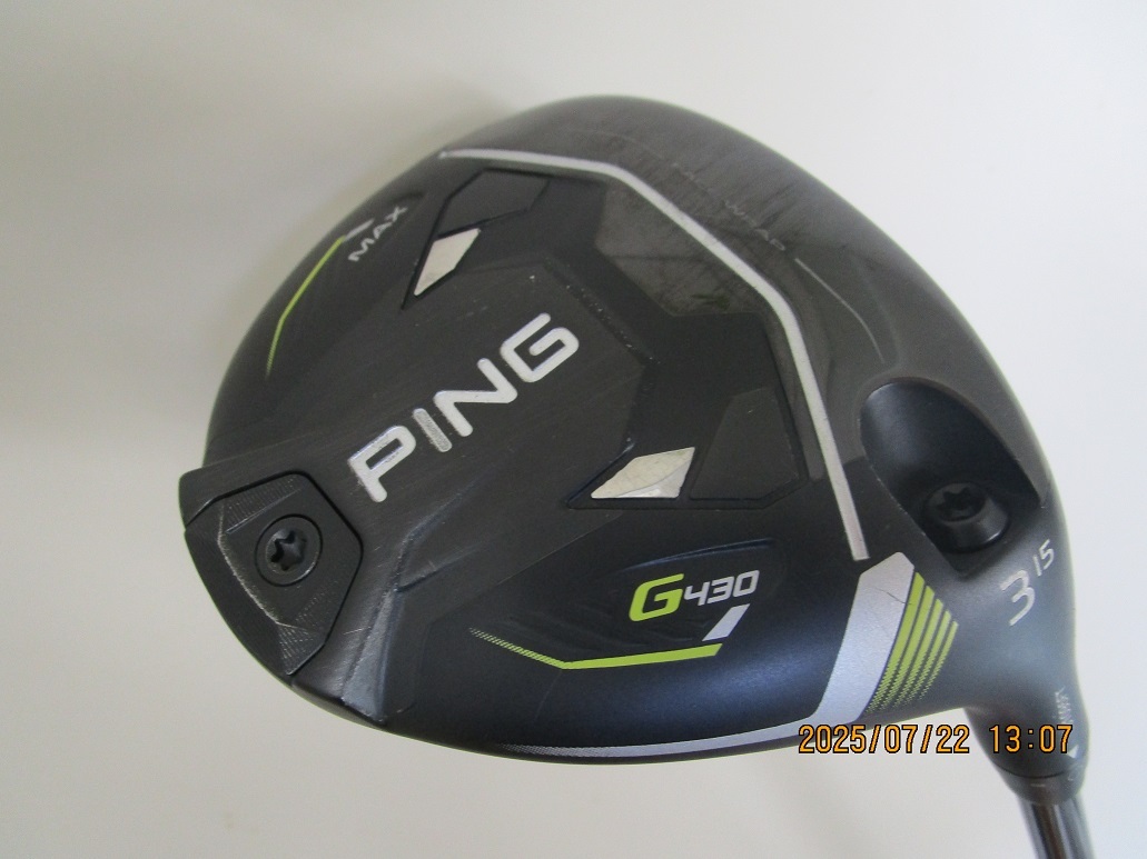 G430 MAX TOUR 2.0 CHROME 65 S W3 15°【250727】拍卖