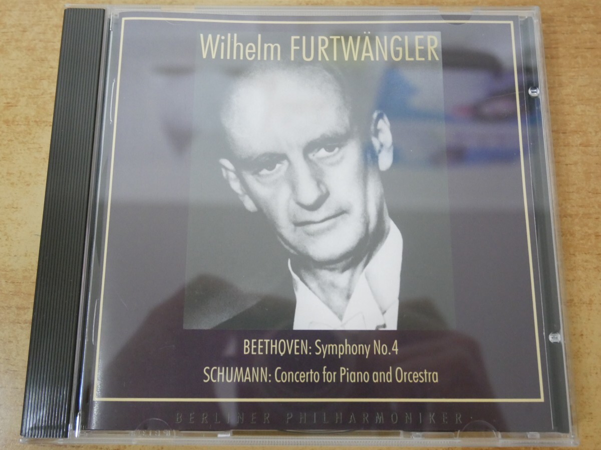 CDm-6426 Wilhelm Furtwangler - Berliner Philharmoniker / Beethoven: Symphony No.4 / Shumann: Concerto For Piano And Orchestra拍卖
