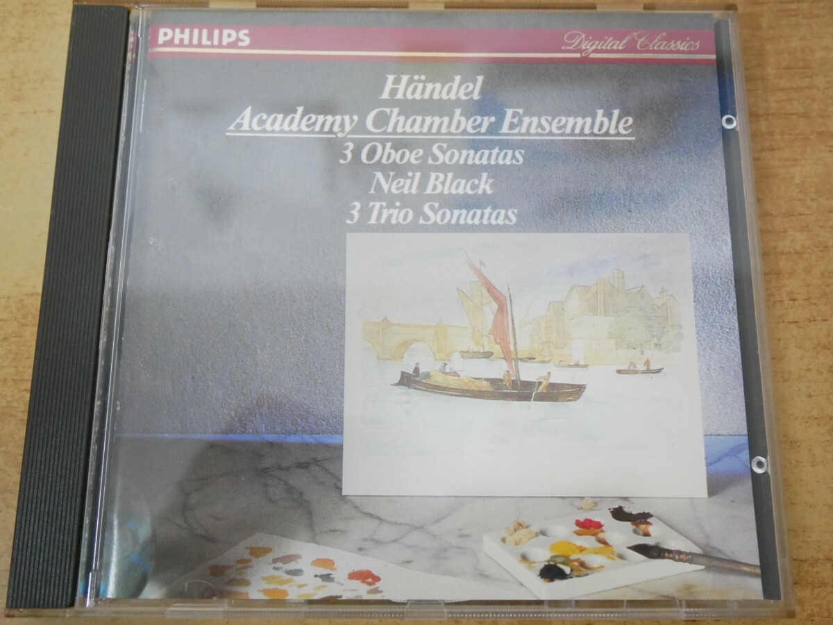 CDm-6602 Handel - Academy Chamber Ensemble, Neil Black / 3 Oboe Sonatas 3 Trio Sonatas拍卖