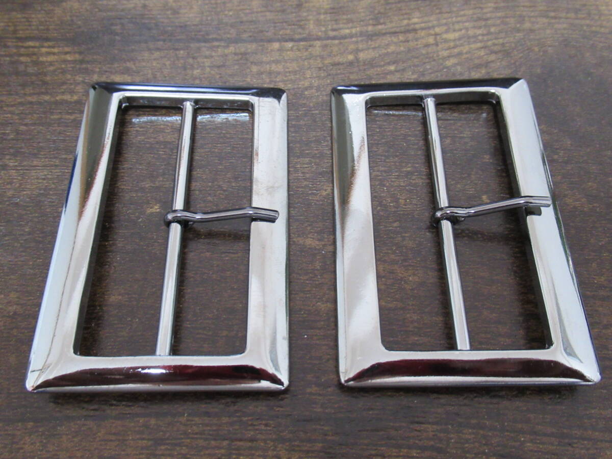 バックル 和洋裁材料 コート ジャケット ピン付きバックル 2個 ブラックニッケル MP-3748★拍卖
