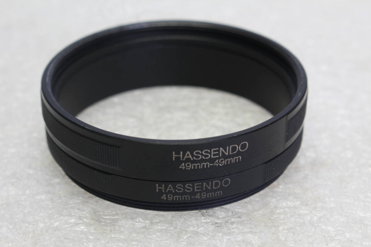 送料無料。中古。HASSENDO 中間リング2枚 49mm  管理1拍卖