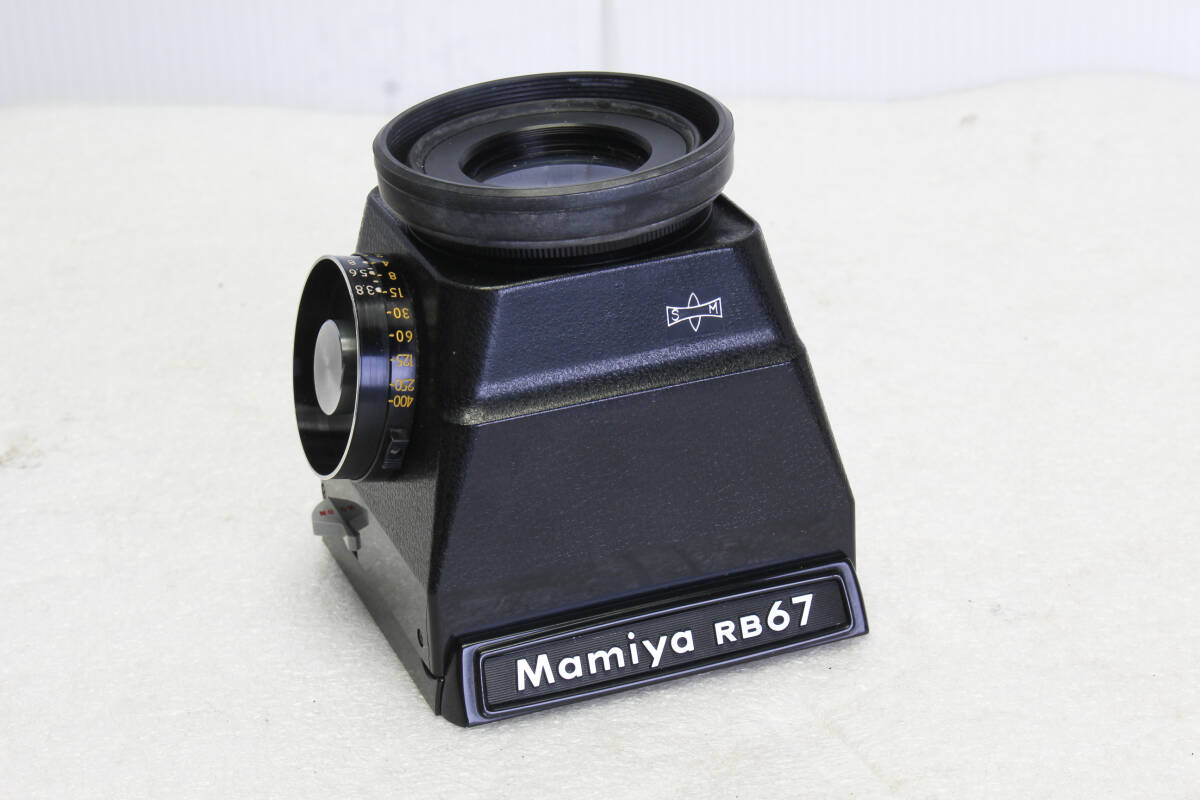 送料無料。中古。作動OK。マミヤ Mamiya RB67 CDs meter Chimney Finder チムニーファインダー Mamiya 管理B18拍卖