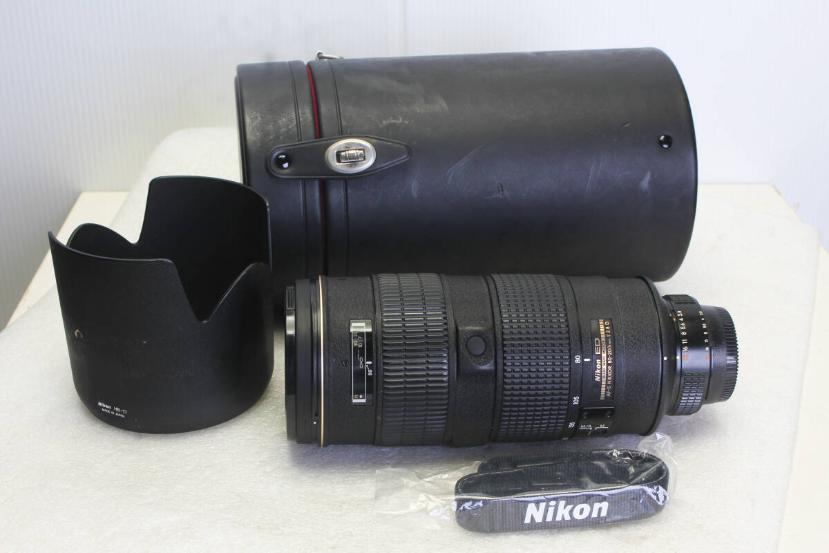 送料無料。ジャンク。カビ・AF不良。ニコン Nikon ED AF-S NIKKOR 80-200mm F2.8D カメラレンズ拍卖