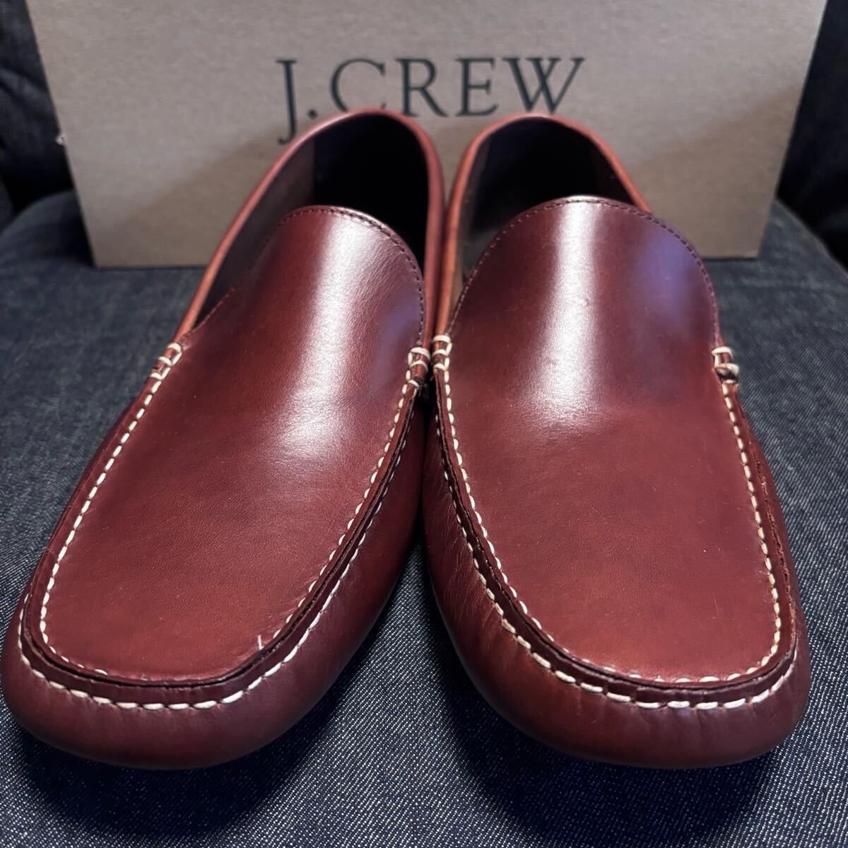 30cm US12 J.CREW ジェイクルー ドライビング シューズ モカシンシューズ ex POLOラルフローレン アルファロメオ 拍卖