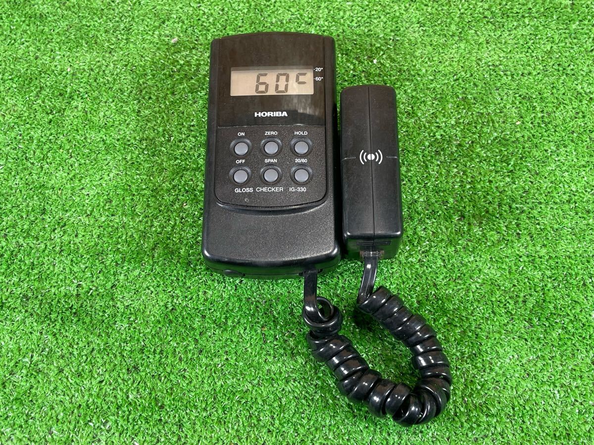 7B14 堀場製作所 ハンディ光沢計 IG-330 光沢計 グロスチェッカー グロスチェッカ 計測器 HORIBA 通電OK 現状品拍卖
