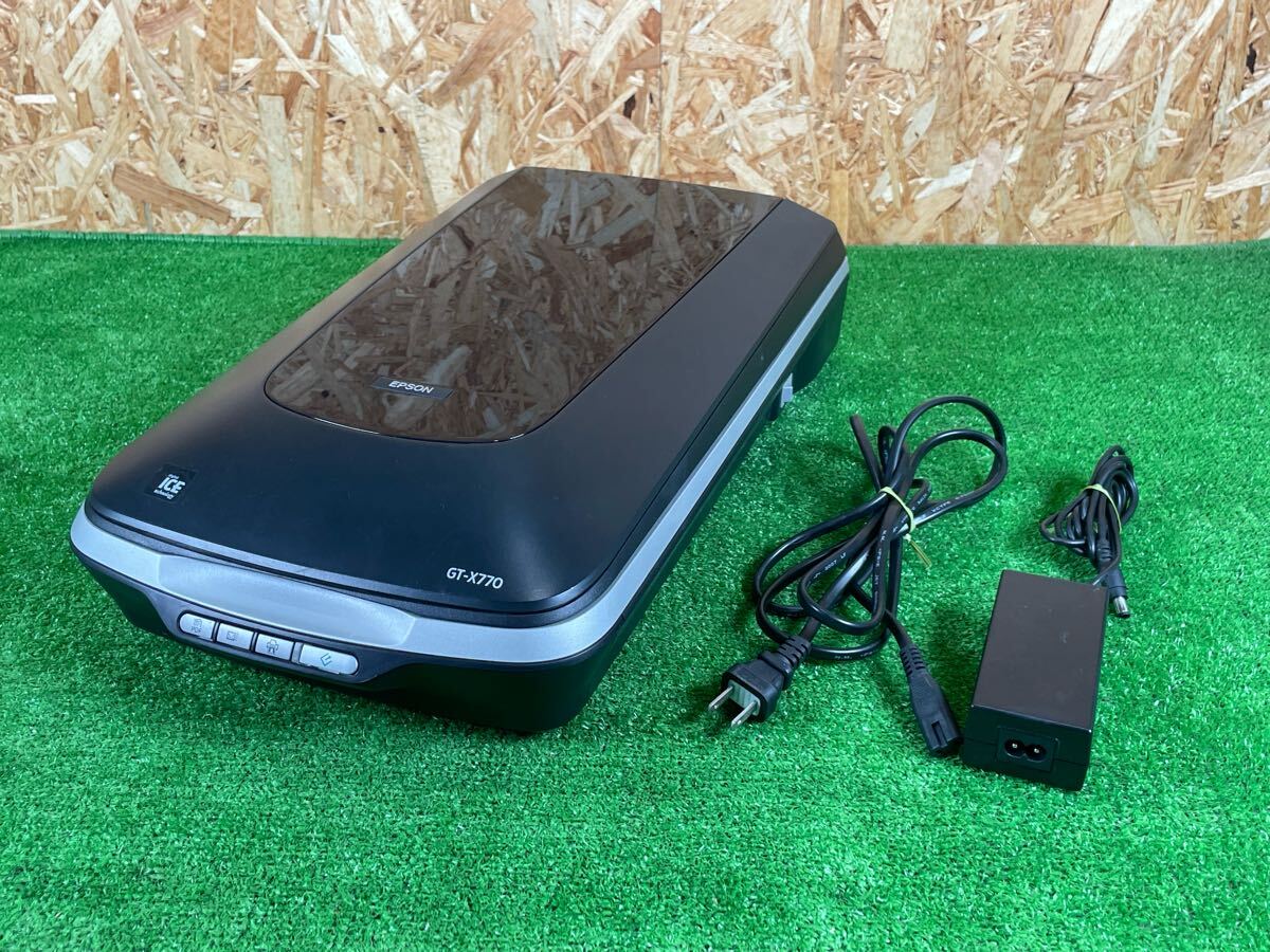 7B85 EPSON エプソン GT-X770 卓上 カラーイメージスキャナ 通電OK 現状品拍卖