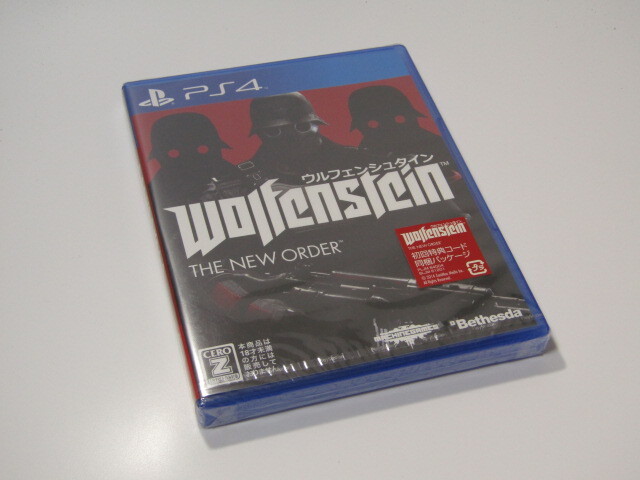 PS4ソフト●未開封●ウルフェンシュタイン ザ ニューオーダー拍卖