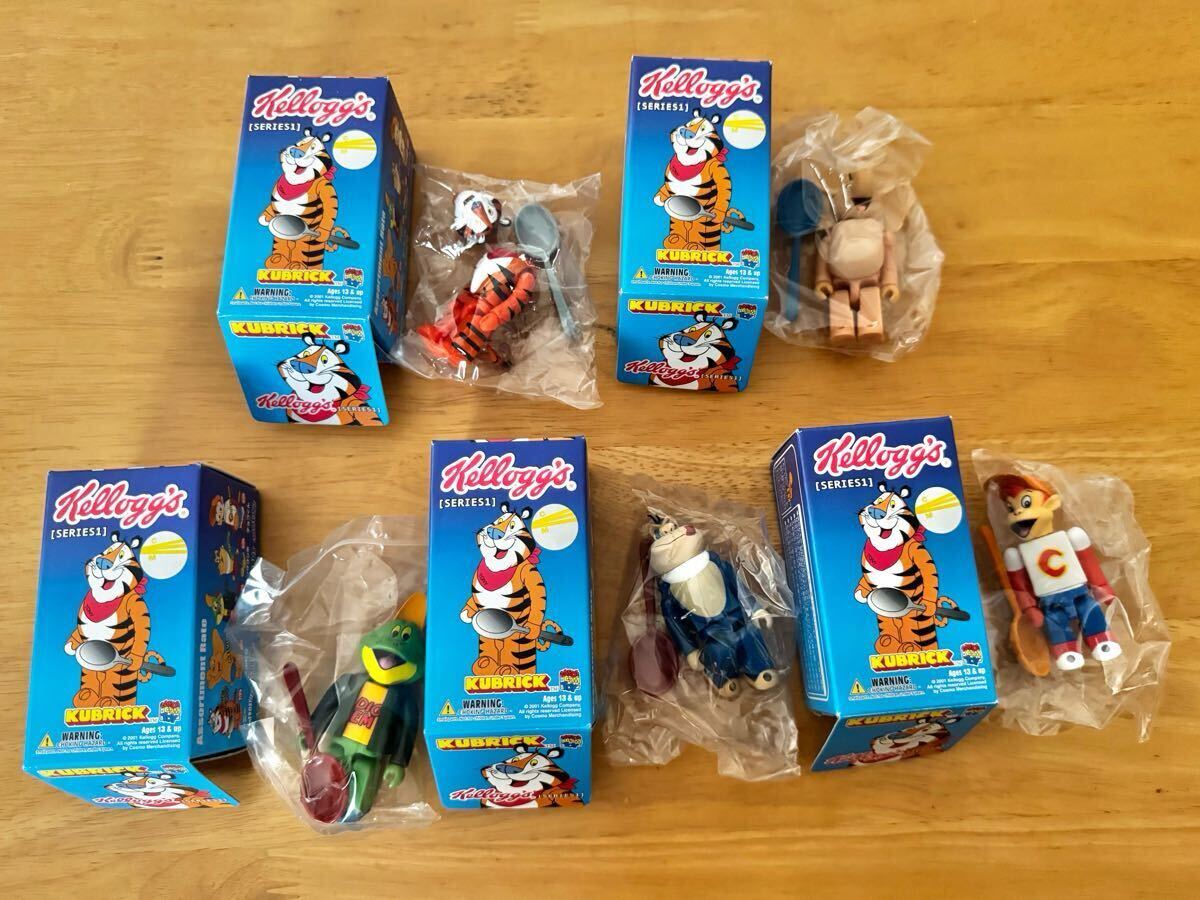 KUBRICK キューブリック Kellogg’sケロッグ SERIESシリーズ1 まとめてセット トニー メルビン コンボ MEDICOMTOY メディコムトイ 箱開封品拍卖