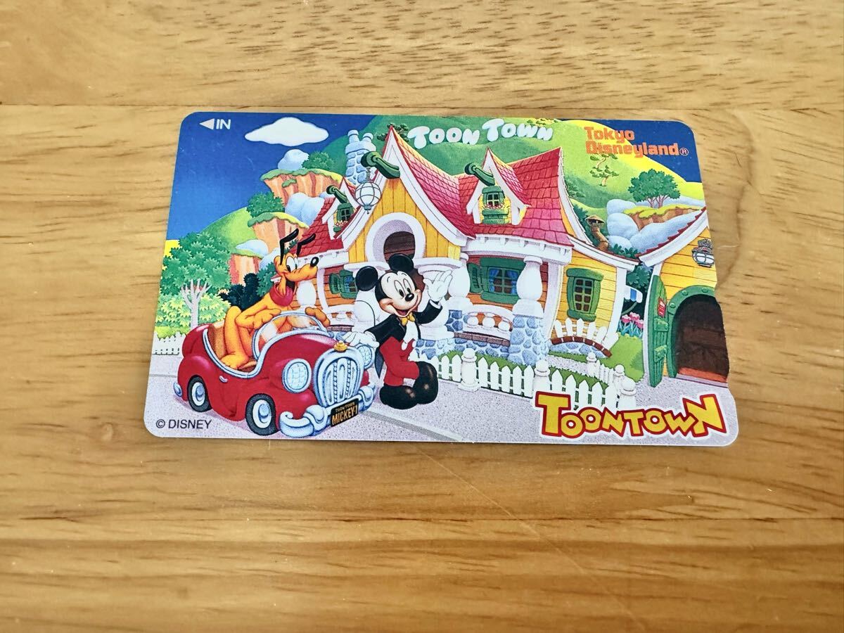 Disney 東京ディズニーランド Toontown トゥーンタウン テレホンカード 50度数 テレカ ミッキー TokyoDisneyland TDL 正規品 未使用品拍卖