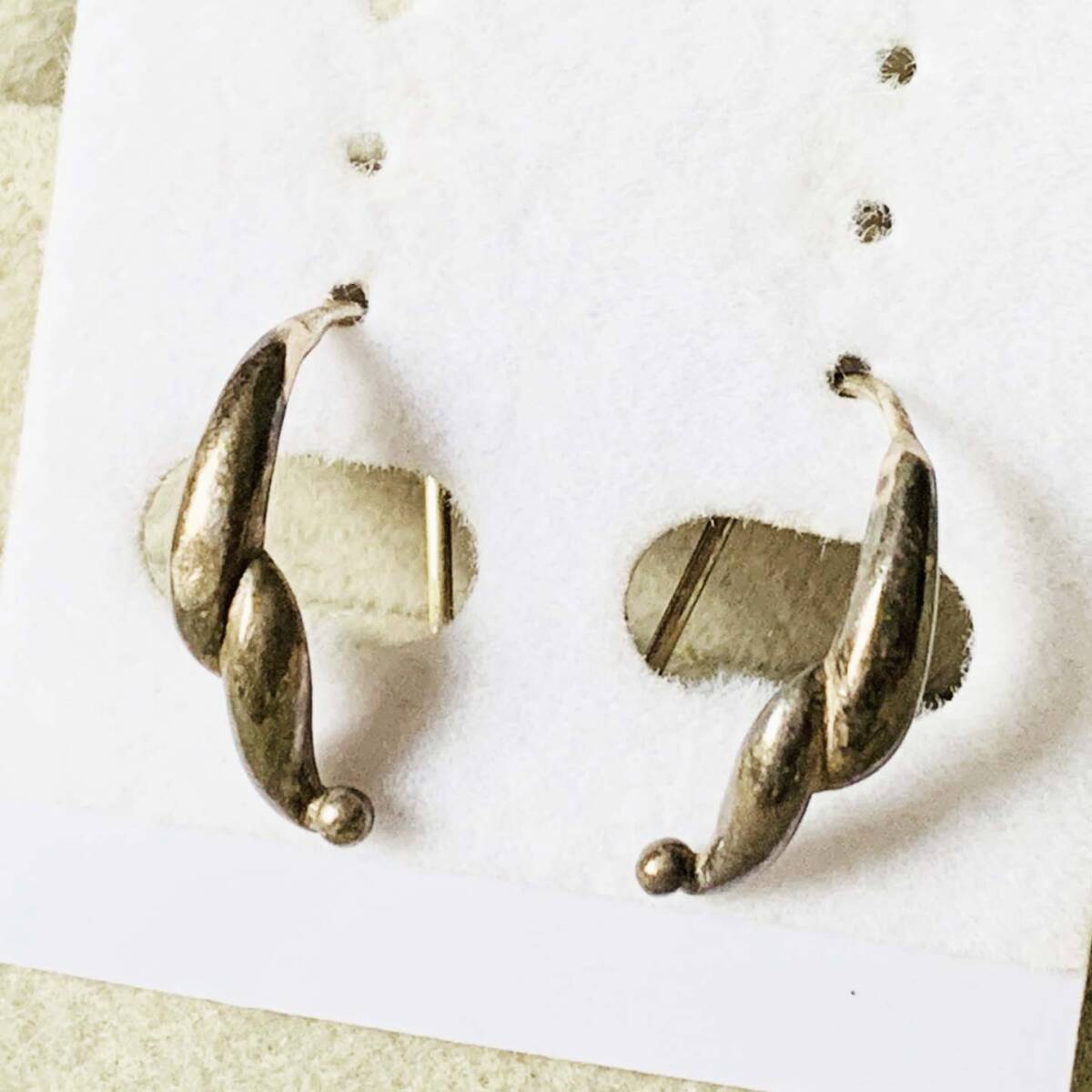 美品 ブランド刻印あり 925シルバー銀製 ピアス No.S499拍卖