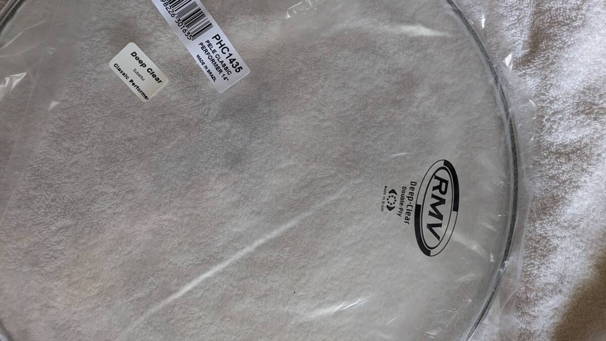 ■■RMV PHC1435 series 14inch Double Ply Clear Heads Rock ドラマー達へ ダブルプライのクリアーヘッド! 新品、即決です。拍卖