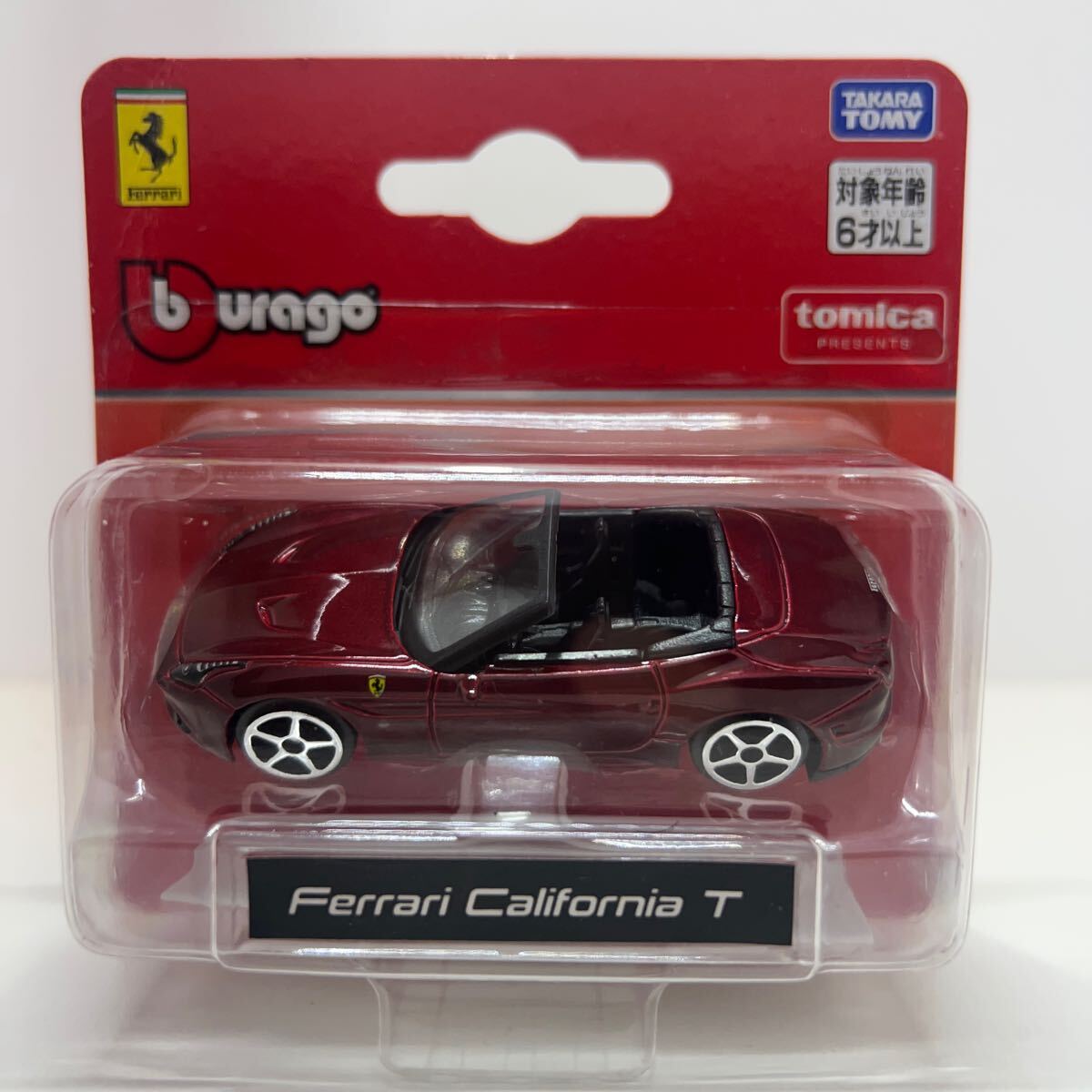 新品未開封 トミカ プレゼンツ フェラーリ カリフォルニア T Ferrari California T 3インチ ブラーゴ Bburago タカラトミー ミニカー拍卖