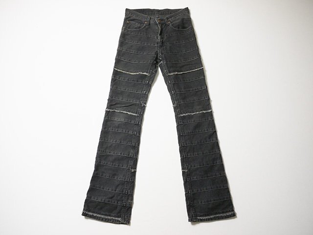 HYSTERIC GLAMOUR ヒステリックグラマー パッチワークデニムパンツ 正規品 Mサイズ KINKY JEANS ブラックジーンズ拍卖