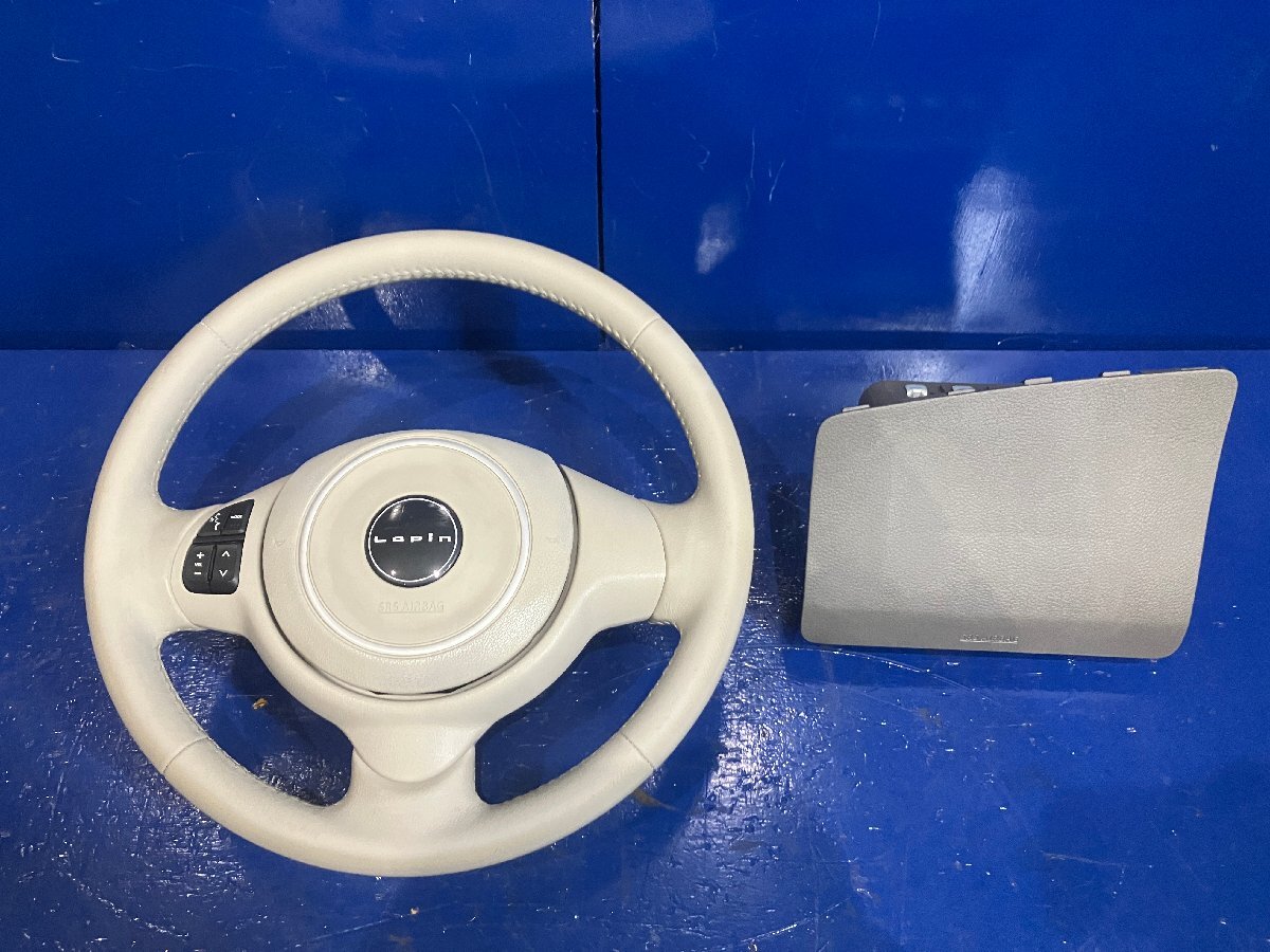 ◇HE33S アルトラパン ホーンパッド エアバッグカバー SRSカバー ステアリングハンドル 運転席/助手席 インフレーター欠品拍卖