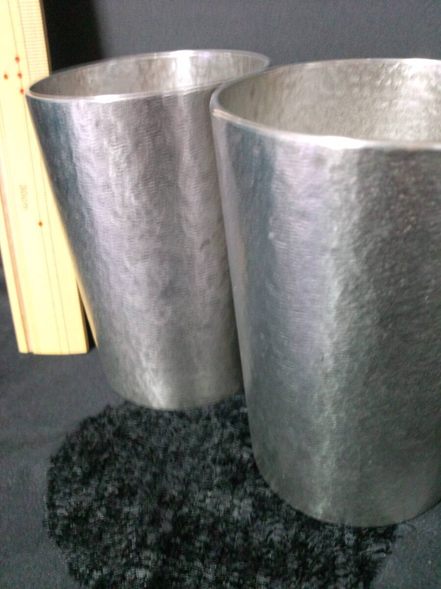 安い!今直ぐ役立つ錫製コップ2個セット拍卖