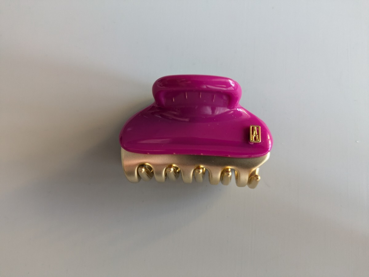 新品★アレクサンドルドゥパリのヴァンドームクリップ★Alexandre de Paris★フーシャピンク★Sクリップ拍卖