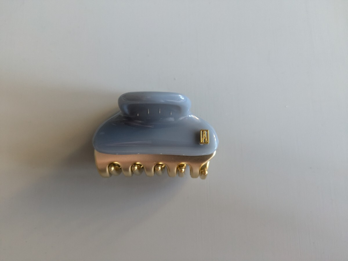 新品★アレクサンドルドゥパリのヴァンドームクリップ★Alexandre de Paris★モーブグレー★Sクリップ拍卖