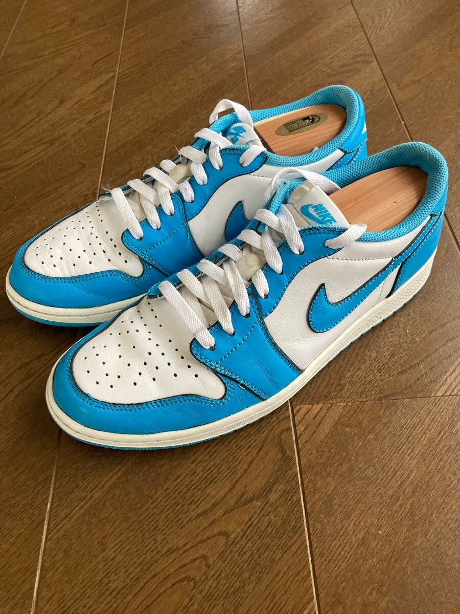 Nike SB Air Jordan 1 Low OG UNC CJ7891-401 スニーカー シューズ ノースカロライナ トラビス シュプリーム 28.5 レアサイズ拍卖