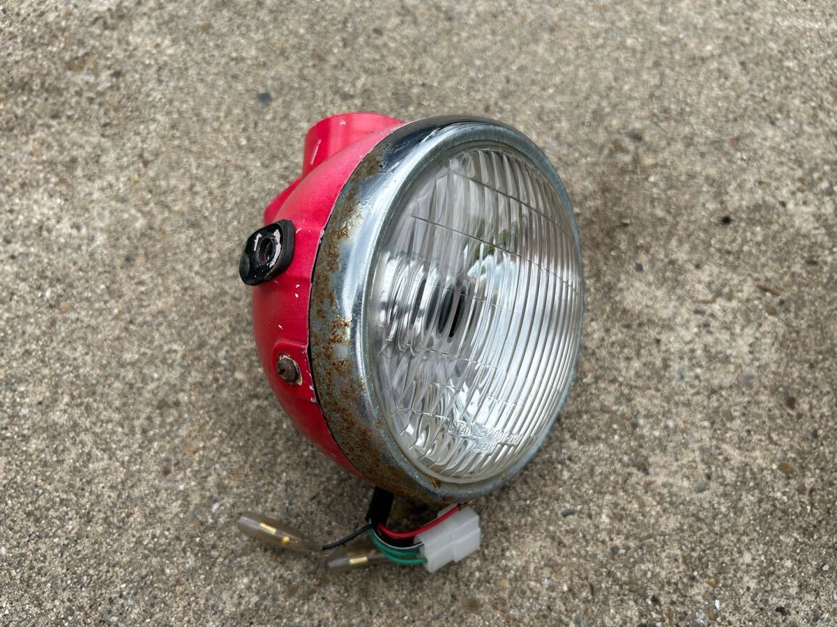 モンキー ヘッドライト 中華製? バルブ無し キーシリンダーおまけ拍卖