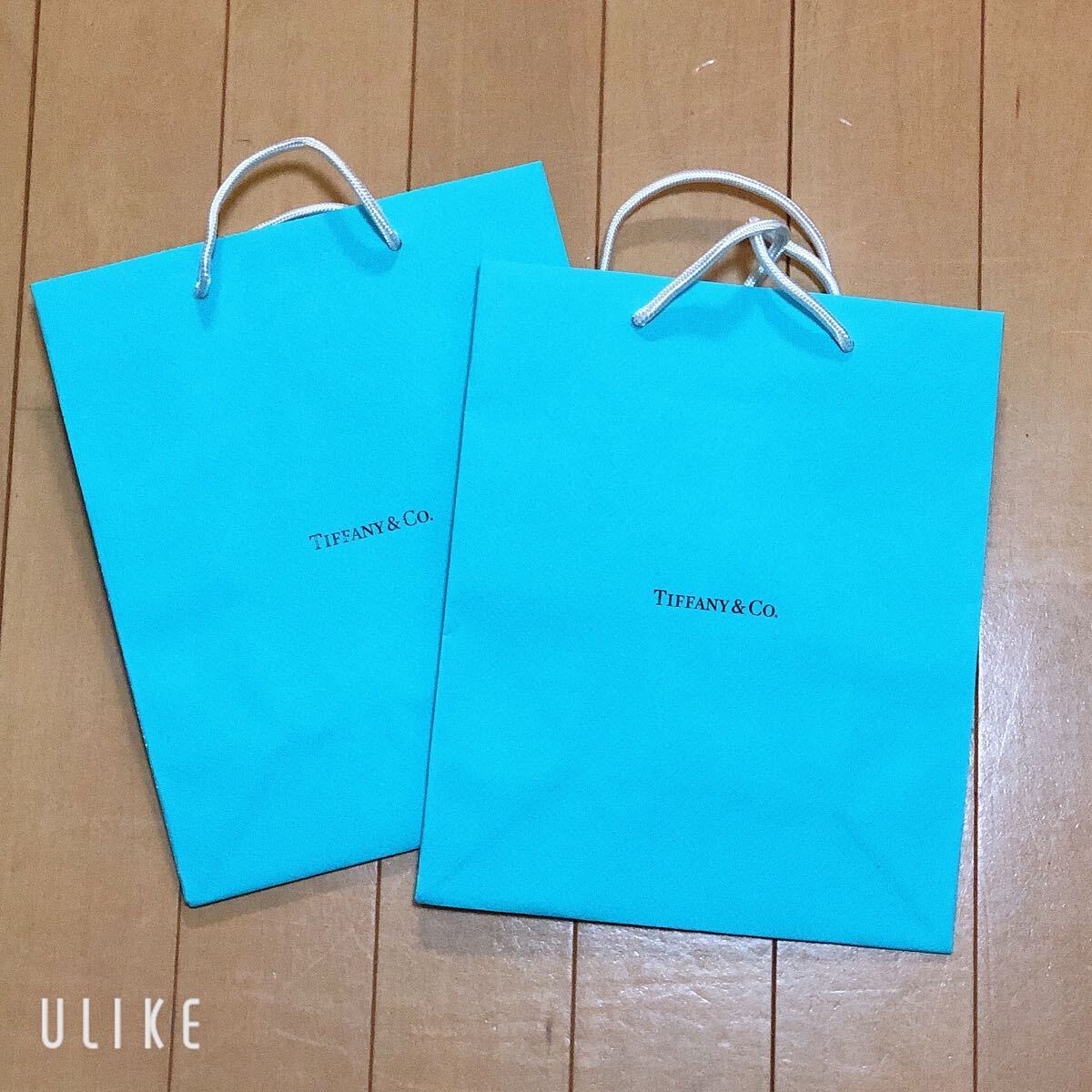TIFFANY&Co. ショッパー2枚セット / 正規品 / 紙袋拍卖
