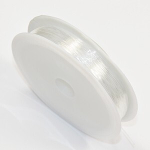 のびるテグス 透明クリアー 太さ0.4mm 長さ20m巻き P04-20拍卖