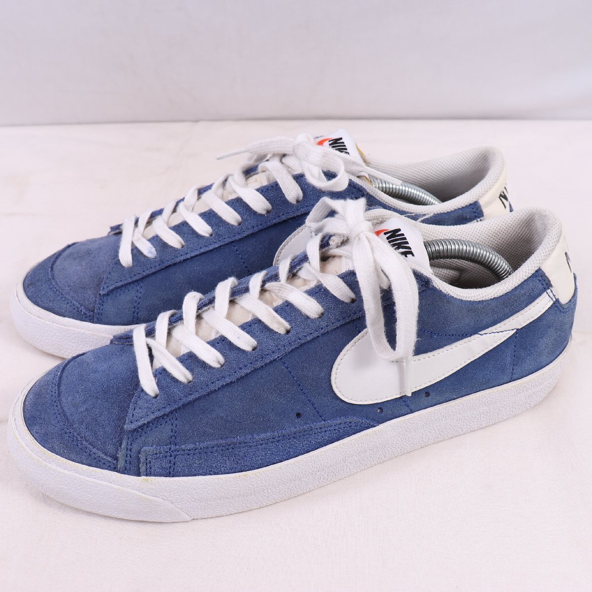 BLAZER LOW '77 SUEDE 28.0cm/NIKE ブレザー ロー 77 スエード ナイキ 古着 中古 青 ブルー 白 メンズ スニーカー xx9055拍卖