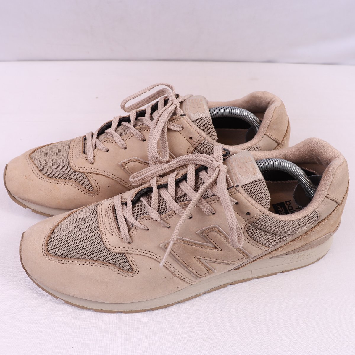 996 ニューバランス 28.5cm/new balance ベージュ 中古 古着 メンズスニーカー yy6135拍卖