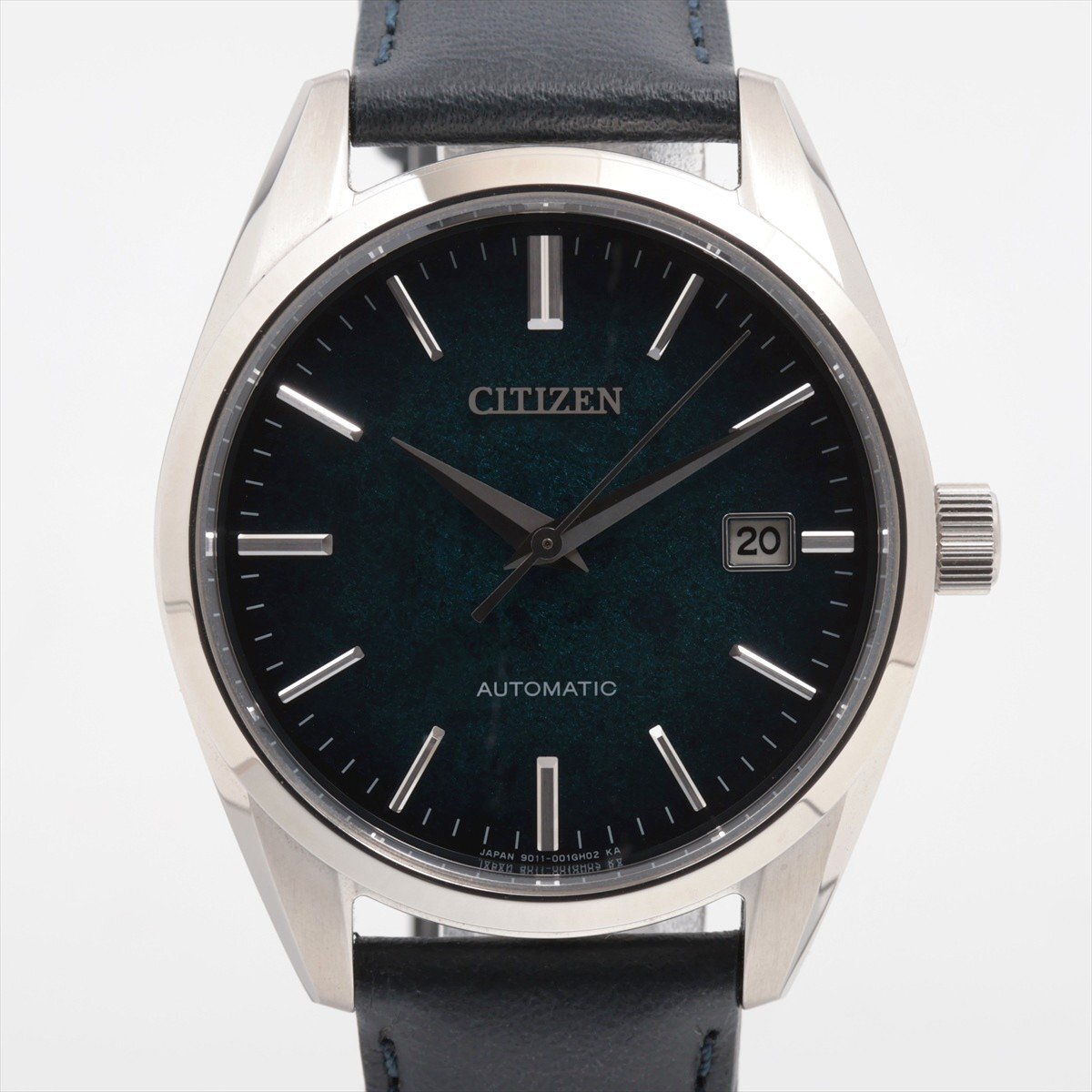 ■ 1円 ~ 中古 美品 参定14.3万■ シチズン CITIZEN ■ シチズンコレクション 銀箔漆 NB1060-12L 自動巻き ■ メンズ ブルー グリーン拍卖
