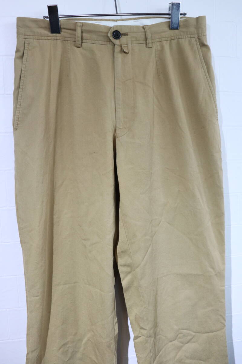 2000年代初頭 即決 DRIES VAN NOTEN ドリスヴァンノッテン ライカ期 揺ったりチノパン テーパードパンツ メンズ 48 ベージュ拍卖