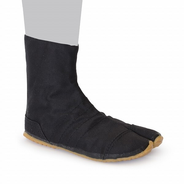 子ども祭たび 黒 19cm マジック脱着式 祭り舞台稽古 地下足袋 荘快堂 M-20拍卖